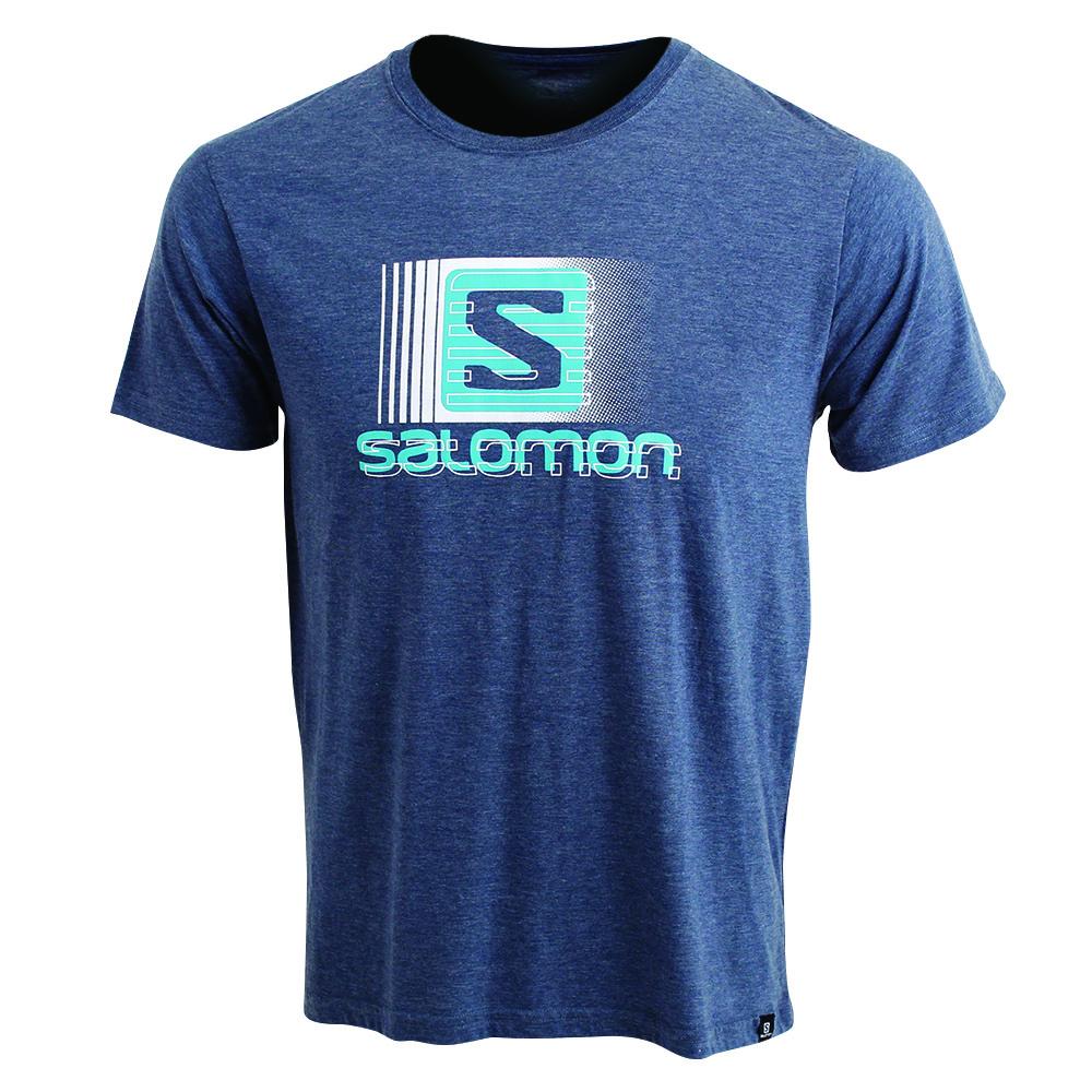 T-Shirts Salomon Homme Foncé - Salomon FLASHBACK SS M - France (9034-UMAKX)